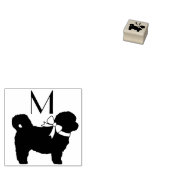 Shih Tzu Dog Puppy Teddy Bear Short Hair Rubberstempel (Gestempeld)