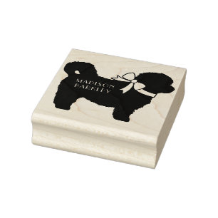 Shih Tzu Dog Puppy Teddy Bear Short Hair Rubberstempel
