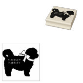Shih Tzu Dog Puppy Teddy Bear Short Hair Rubberstempel (Gestempeld)