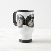Shih Tzu Dog Reisbeker (Voorkant links)