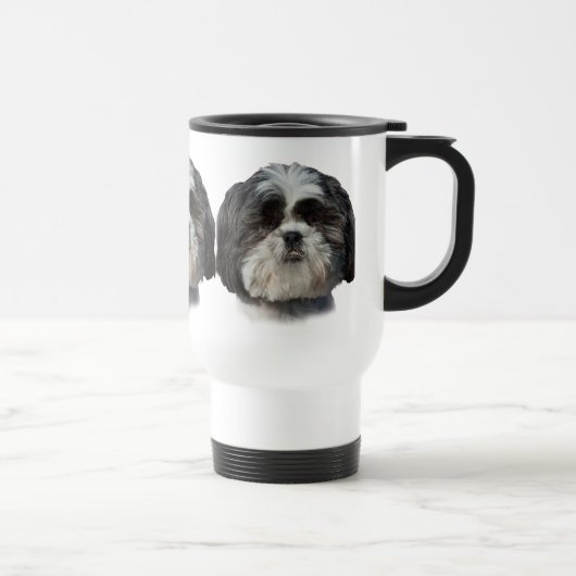 Shih Tzu Dog Reisbeker (Rechts)