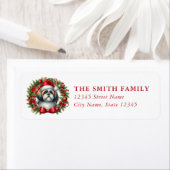 Shih Tzu Dog Return Address Labels (Insitu)