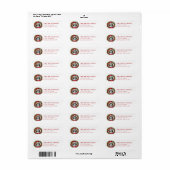 Shih Tzu Dog Return Address Labels (Full Sheet)