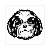 Shih Tzu Dog Rubberstempel (Afrduk)