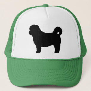 Shih Tzu Dog Silhouette Trucker Pet