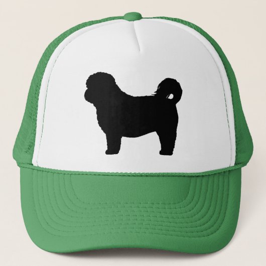 Shih Tzu Dog Silhouette Trucker Pet (Voorkant)