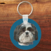 Shih Tzu Dog Sleutelhanger (Voorkant)