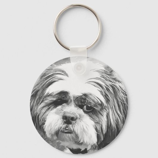 SHIH TZU DOG SLEUTELHANGER (Voorkant)