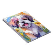 Shih Tzu Dog Spiral Notitieboek (Rechterzijde)