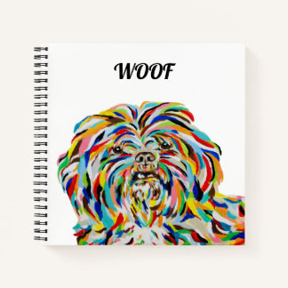 Shih Tzu Dog Square Notitieboek
