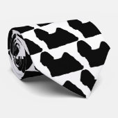 Shih Tzu Dog Stropdas (Opgerold)