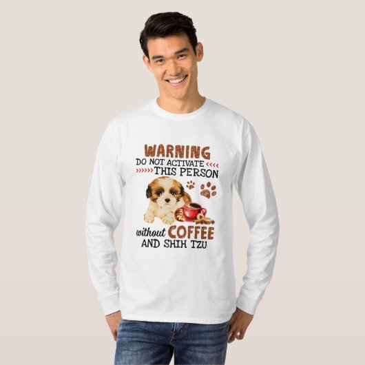 Shih Tzu Dog T-shirt (Voorkant volledig)