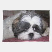 Shih Tzu Dog Theedoek (Horizontaal)