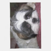 Shih Tzu Dog Theedoek (Verticaal)