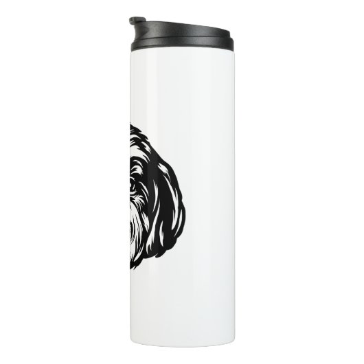 Shih Tzu Dog Thermosbeker (Geroteerd rechts)