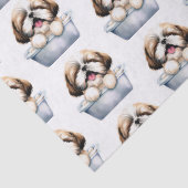 Shih Tzu Dog Tissuepapier (Detail)