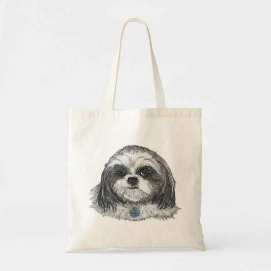 Shih Tzu Dog Tote Bag (Voorkant)