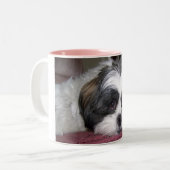 Shih Tzu Dog Tweekleurige Koffiemok (Voorkant links)