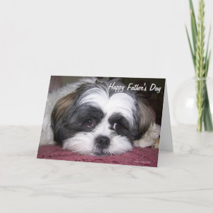 Shih Tzu Dog Vaderdag Kaart