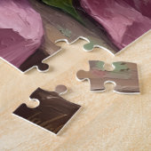 Shih Tzu Dog Valentine's Day Peony Flower Basket Legpuzzel (Zijkant)