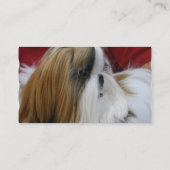 Shih Tzu Dog Visitekaartjes (Achterkant)