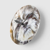 Shih Tzu Dog Wall klok (Hoek)