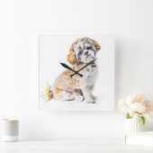 Shih Tzu Dog Wall klok (Huis)