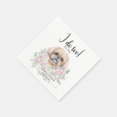 Shih Tzu Dog Wedding Cocktail Napkins Servet (Hoek)