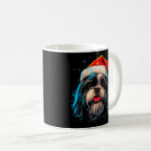 Shih Tzu Dog Xmas Koffiemok (Voorkant rechts)