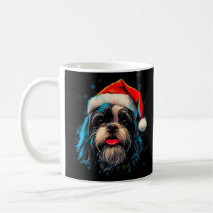 Shih Tzu Dog Xmas Koffiemok