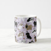 Shih Tzu Dogs Paws and Botten Coffee Mok (Voorkant rechts)