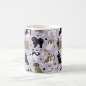 Shih Tzu Dogs Paws and Botten Coffee Mok (Center)