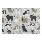 Shih Tzu Dogs Paws and Botten Pillow Hoesje Kussensloop (Achterkant)