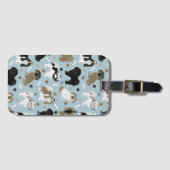 Shih Tzu Dogs Paws en Botten Bagagelabel (Voorkant (horizontaal))