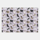 Shih Tzu Dogs Paws en Botten Inpakpapier Vel (Voorkant 3)