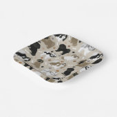 Shih Tzu Dogs Paws en Botten Paper Borden Papieren Bordje (Gebogen)