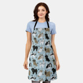 Shih Tzu Dogs Paws en Botten Schort (Gedragen)