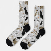 Shih Tzu Dogs Paws en Botten Socks Sokken (Links)