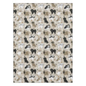 Shih Tzu Dogs Paws en Botten Tafelkleed (Voorkant)