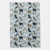 Shih Tzu Dogs Paws en Botten Theedoek (Verticaal)
