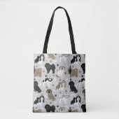 Shih Tzu Dogs Paws en Botten Tote Bag (Voorkant)