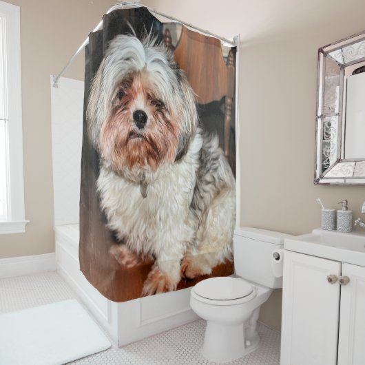 Shih Tzu Douchegordijn (In situ)