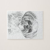 Shih Tzu Drawing Legpuzzel (Horizontaal)
