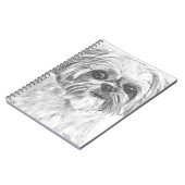 Shih Tzu Drawing Notitieboek (Linkerzijde)