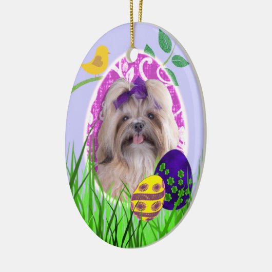 Shih Tzu Easter Ornament (Links)
