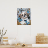 Shih Tzu en Butterflies Print (Keuken)