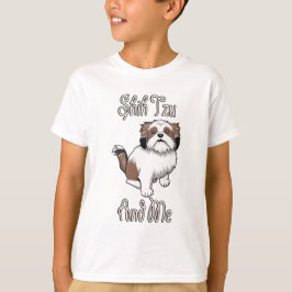 Shih Tzu en Mij Grappig Shih Tzu Hond Ontwerp T-shirt