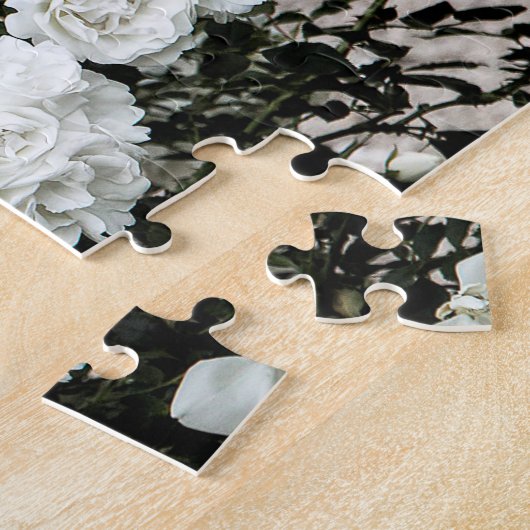 Shih Tzu en rozen Legpuzzel (Zijkant)