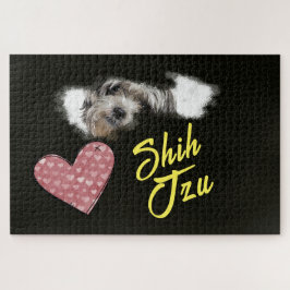 Shih Tzu Eyes Solid Color 1000-stuk Legpuzzel