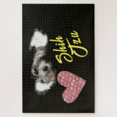 Shih Tzu Eyes Solid Color 1000-stuk Legpuzzel (Verticaal)